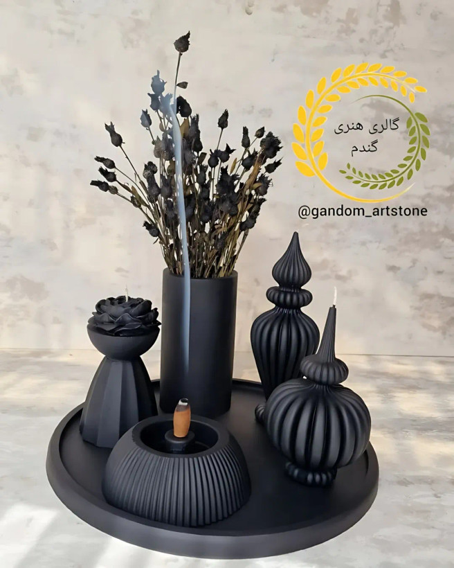 ست دکوری دکوراتیو کامل شامل 4تایی آینه دکوراتیو _ ست 7 تیکه دکوری _آباژور ابشاری