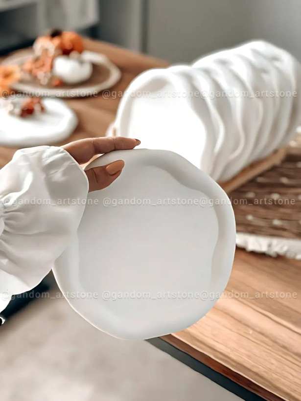 شیپ عکاسی (استند) دفورمه گرد سفید