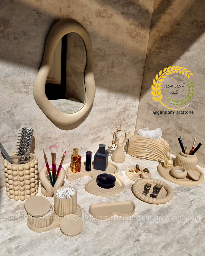ست نظم دهنده میز آرایش 19 تیکه ، رنگ به سلیقه مشتری