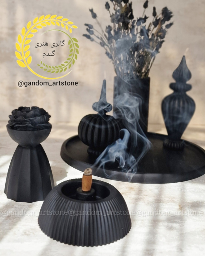ست کامل دکوری بهمراه شمع ها بدون گل خشک