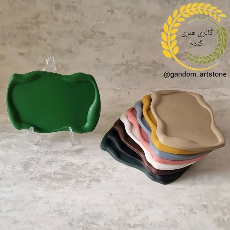 شیپ عکاسی استند مستطیل دفورمه رنگی