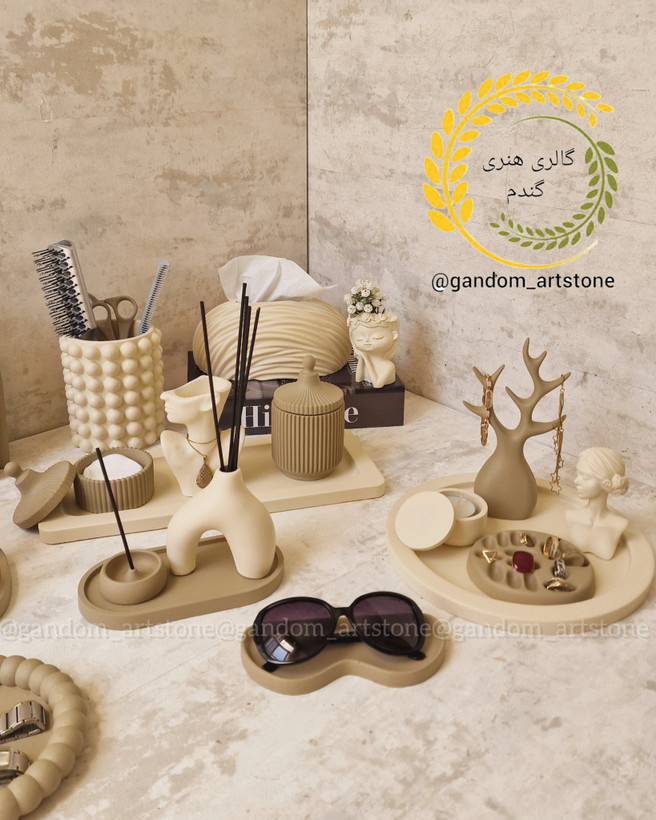 ست دکوری دکوراتیو نظم دهنده میز آرایش 25 تیکه
