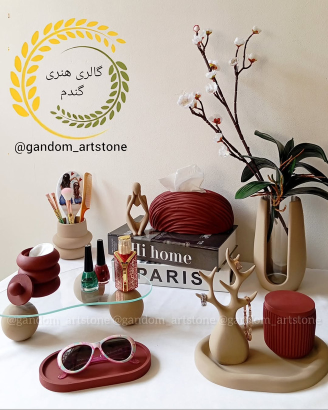 ست نظم دهنده میز آرایش کرم چری